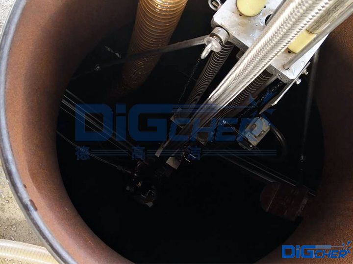 德高潔高壓水鐵路罐車清洗機構