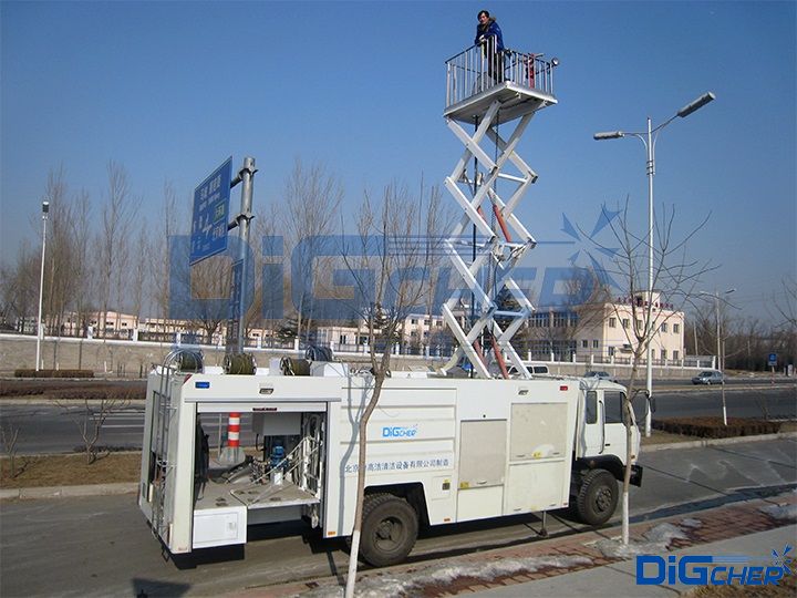 德高潔AEROWASH-858飛機清洗車