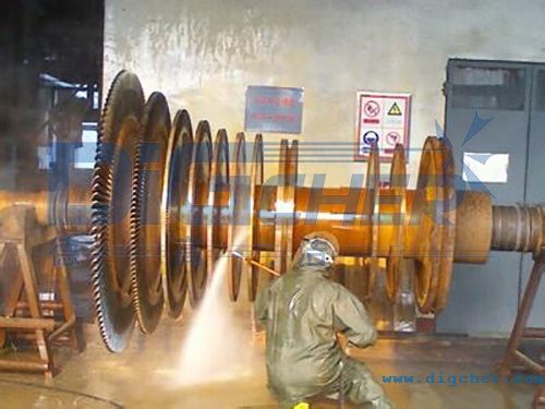 電廠汽輪機葉片高壓水射流清洗