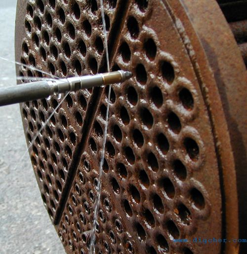 高壓清洗機清洗凝汽器