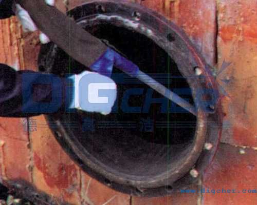 干冰清洗儲油罐現場